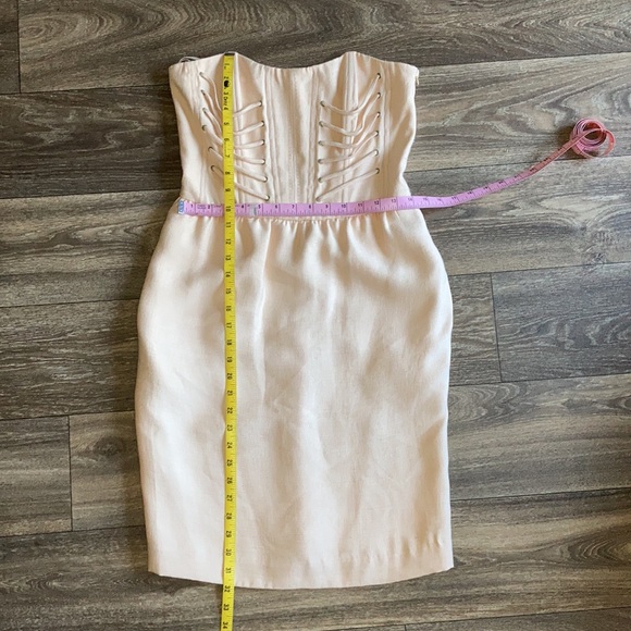 NWT Rachel Roy Bustier Dress Sz 6 Neutral Tone - Picture 9 of 9